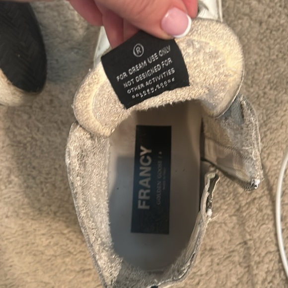 Golden Goose FRANCY White and Tan High-Top Sneakers size 38 limited edition - Picture 7 of 9